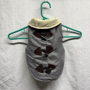 gray and black Medium Sized Dog Jacket